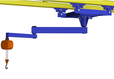 Gorbel Ceiling Mounted Articulating Jib Crane